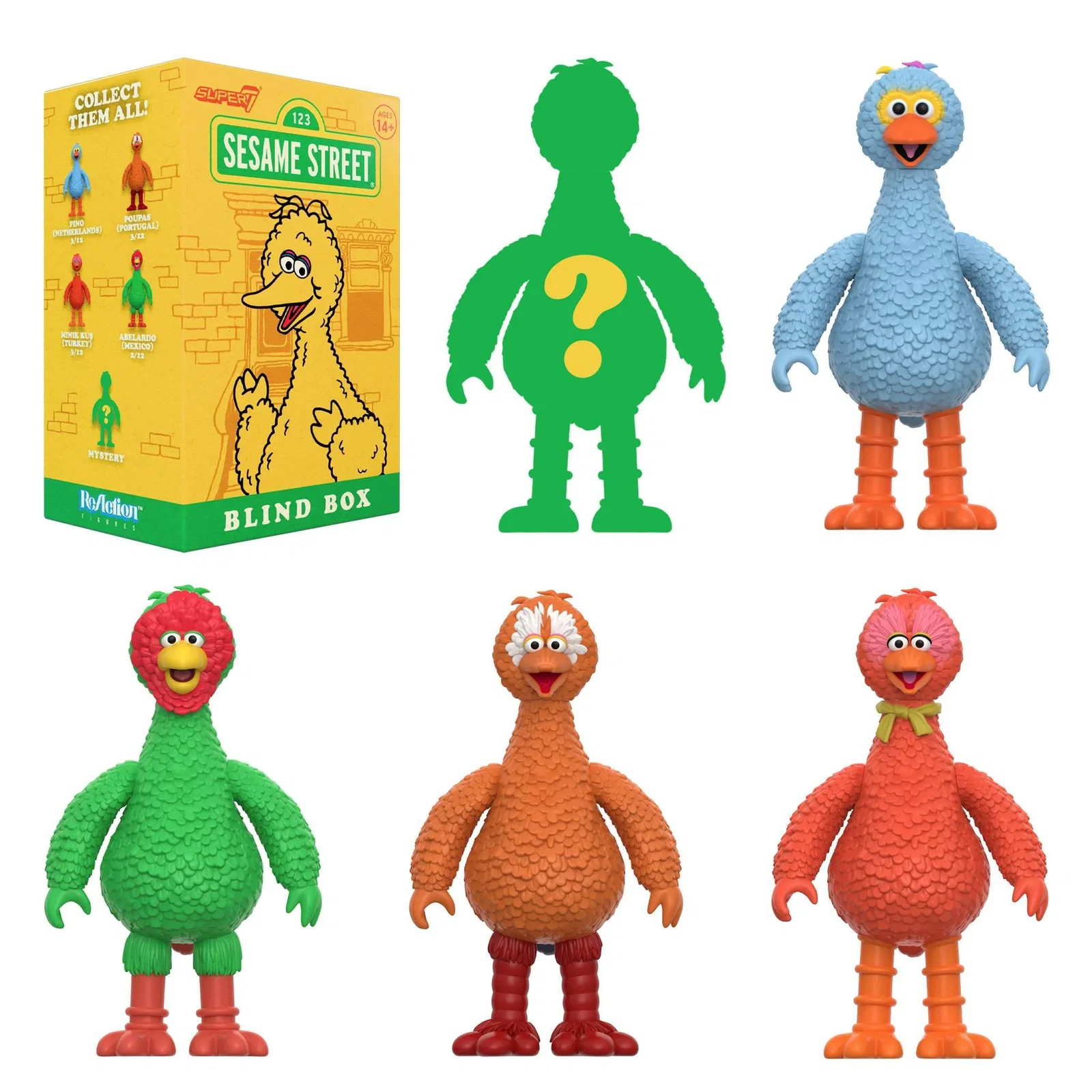 Image of Sesame Street Blind Box Wave 05 (Big Birds From Around The World) - Individual Blind Box