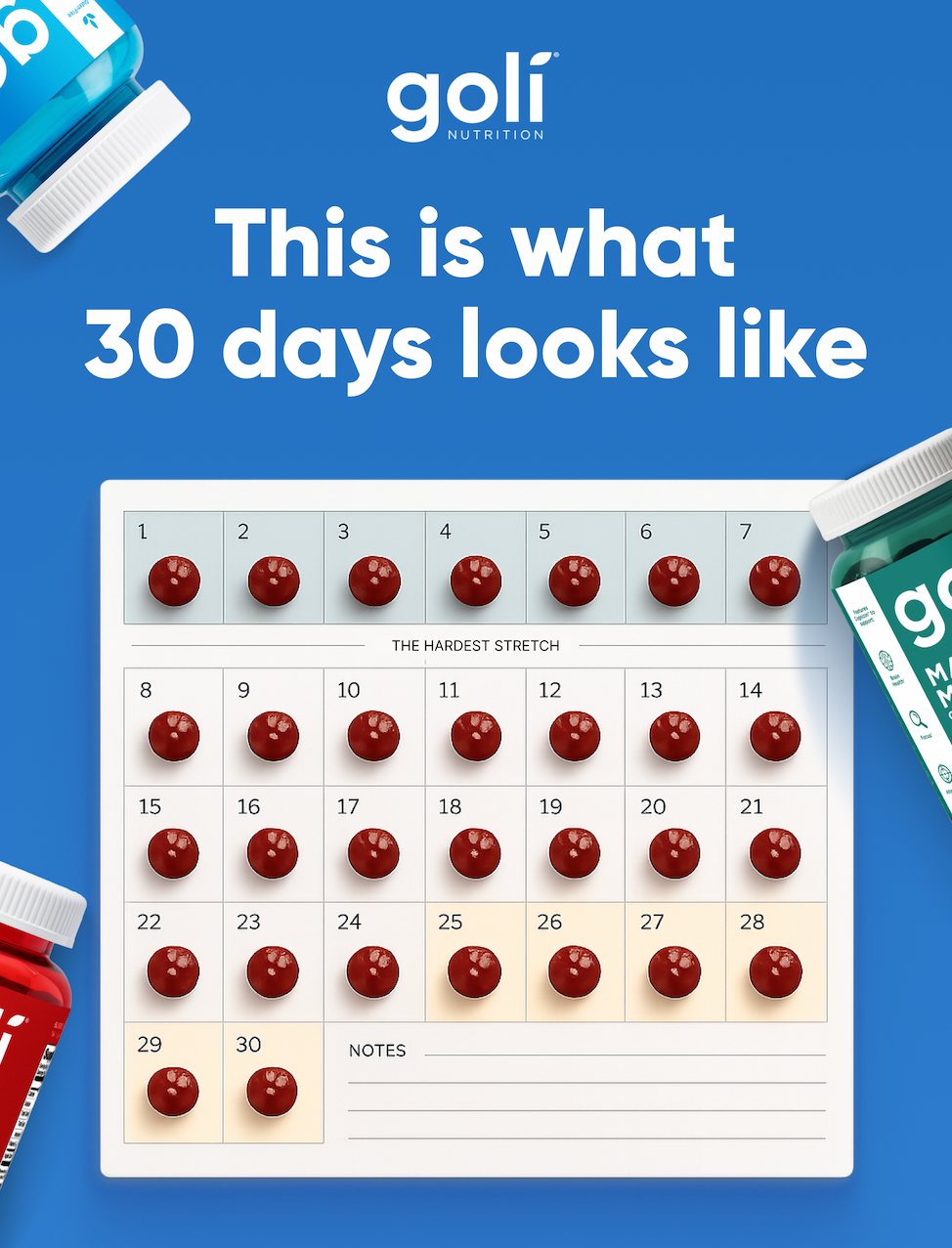 This is what 30 days looks like. 