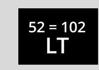 52=102 LT