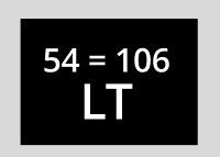 54 = 106 LT