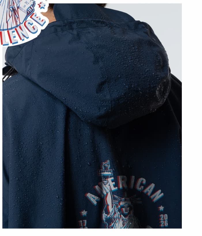 America250 x Folds of Honor Men’s Stride Pullover Poncho