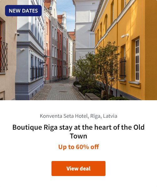 Boutique Riga stay at the heart of the Old Town