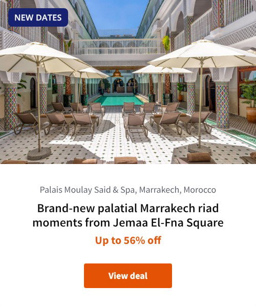 Brand-new palatial Marrakech riad moments from Jemaa El-Fna Square