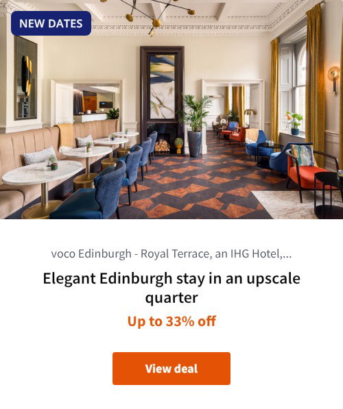 Elegant Edinburgh stay in an upscale quarter
