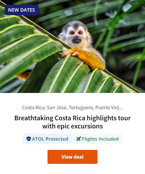 Breathtaking Costa Rica highlights tour with epic excursions