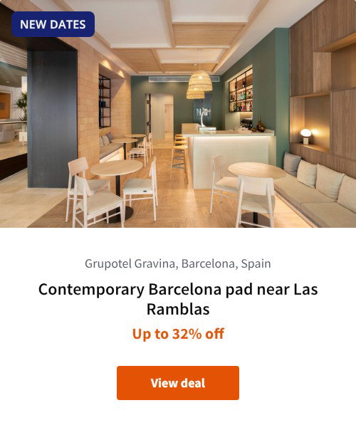 Contemporary Barcelona pad near Las Ramblas