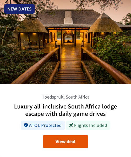 Luxury all-inclusive South Africa lodge escape with daily game drives