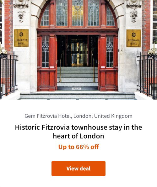 Historic Fitzrovia townhouse stay in the heart of London