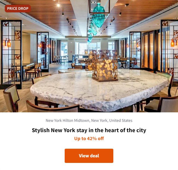 Stylish New York stay in the heart of the city