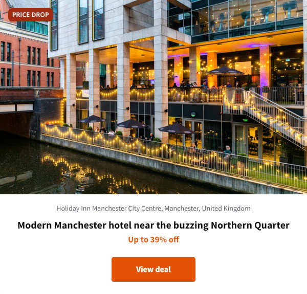 Modern Manchester hotel near the buzzing Northern Quarter