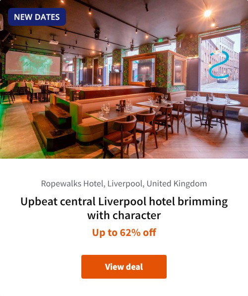 Upbeat central Liverpool hotel brimming with character