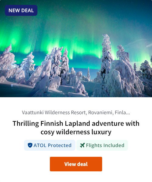 Thrilling Finnish Lapland adventure with cosy wilderness luxury