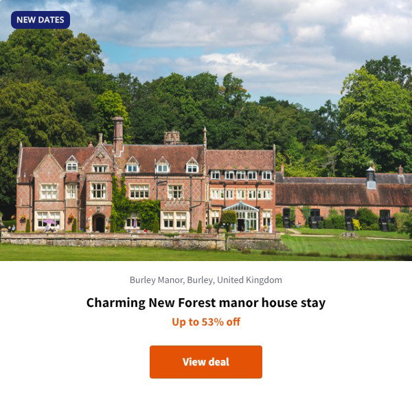 Charming New Forest manor house stay