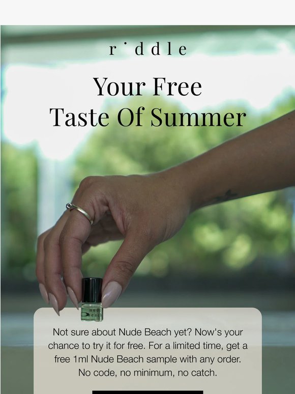 Don’t miss your free Nude Beach sample 🌴