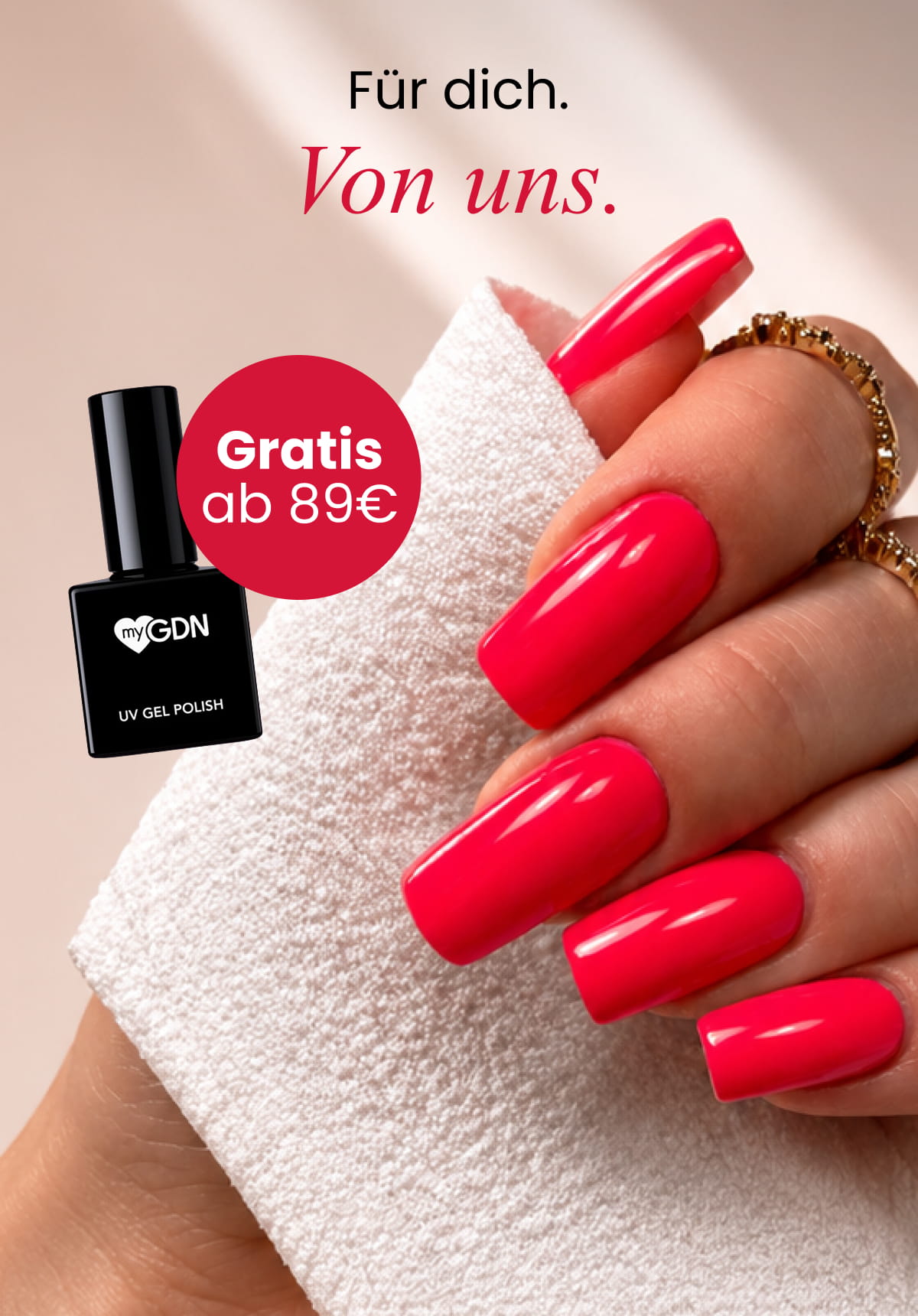 Für dich. Von uns.