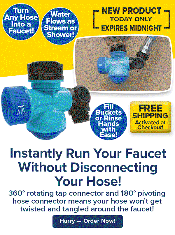 Transform Your Hose Into a Powerful Faucet in Seconds!