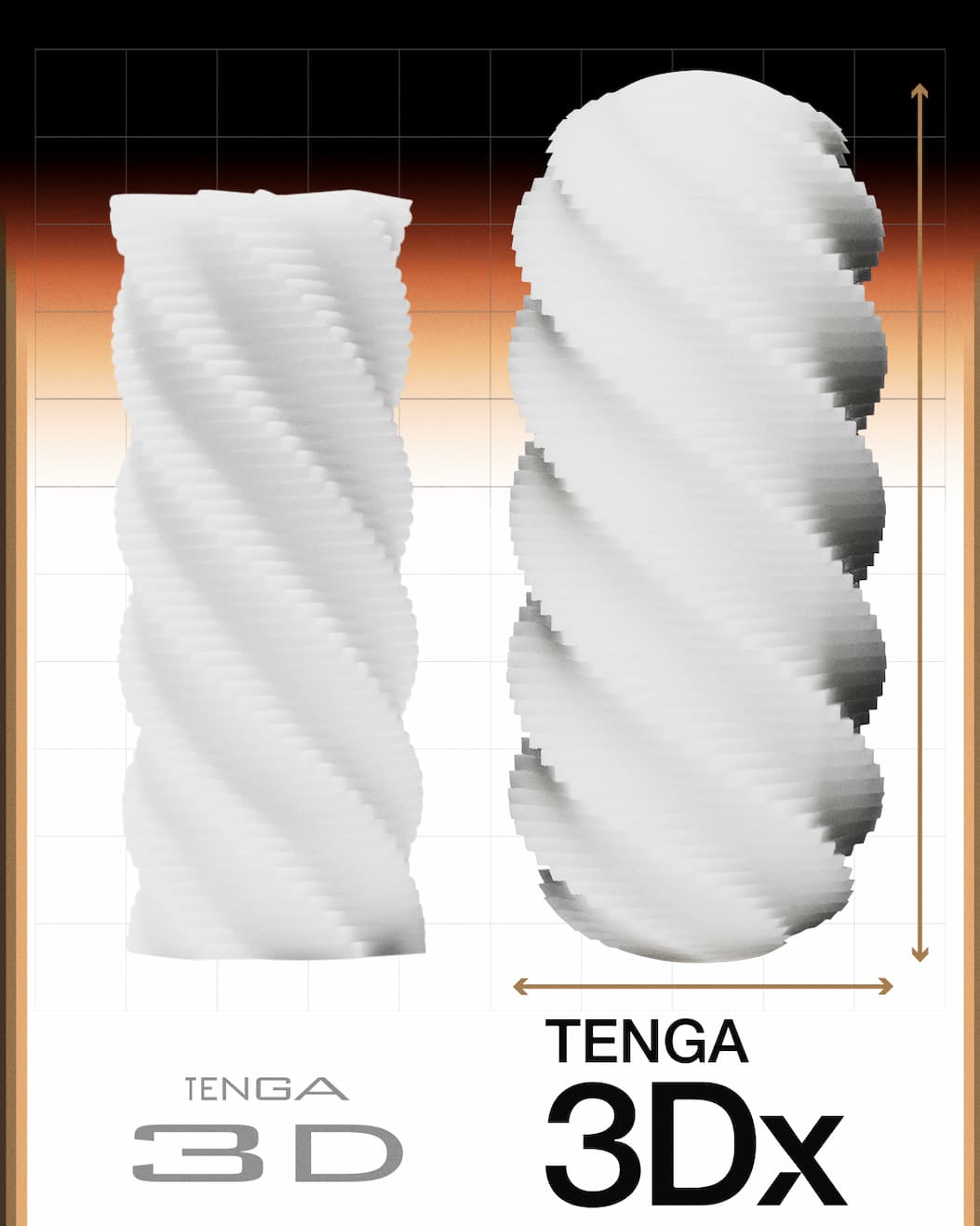 TENGA 3Dx size