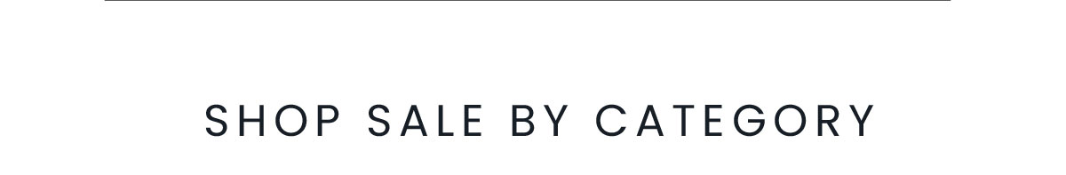 SALE BY CATEGORY