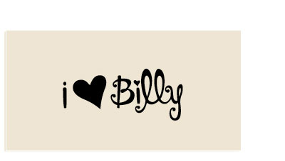 I LOVE BILLY