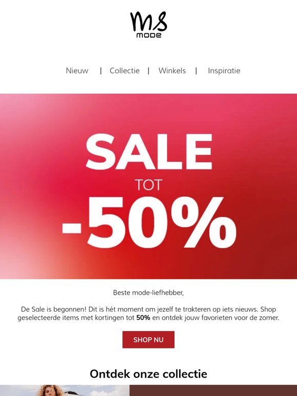 De SALE is begonnen: tot 50% korting op jouw favorieten☀️