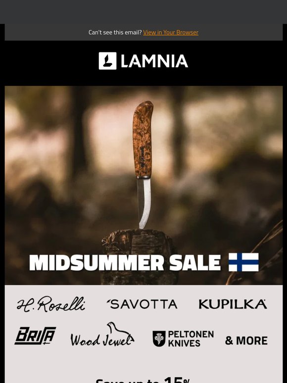 Midsummer Sale | Up to 15% Off Finnish Brands