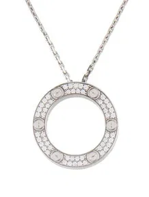 LOVE Pendant Necklace, Pavéd