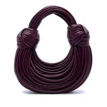 Alligator Mini Nappa Tubular Double Knot Bag