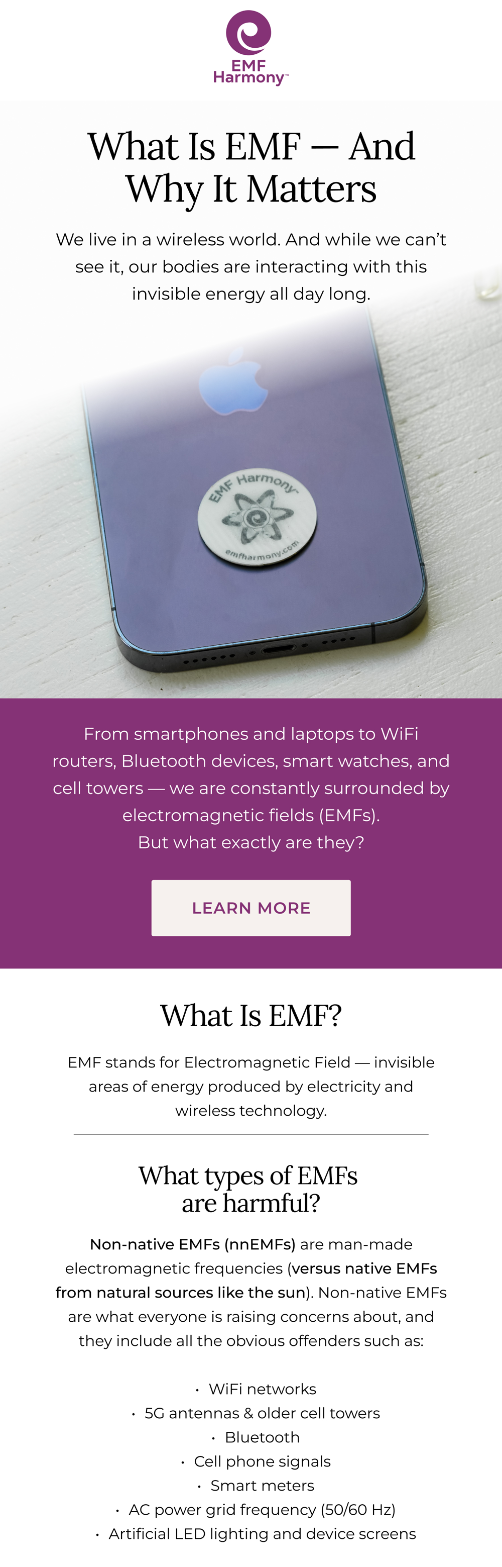 Learn More - What Is EMF?