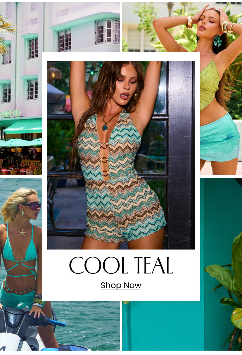 Cool Teal. Shop Now