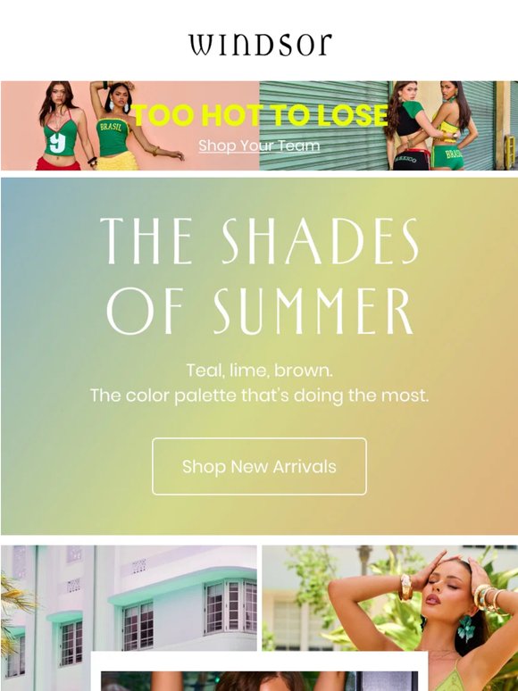 The colors defining summer…