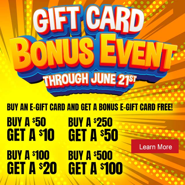 Gift Card Bonus Event