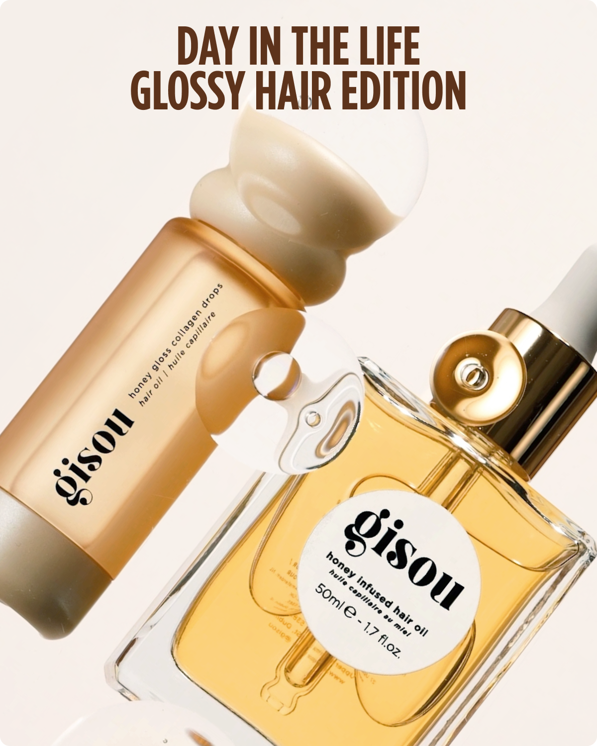 Day in the life: glossy hair edition