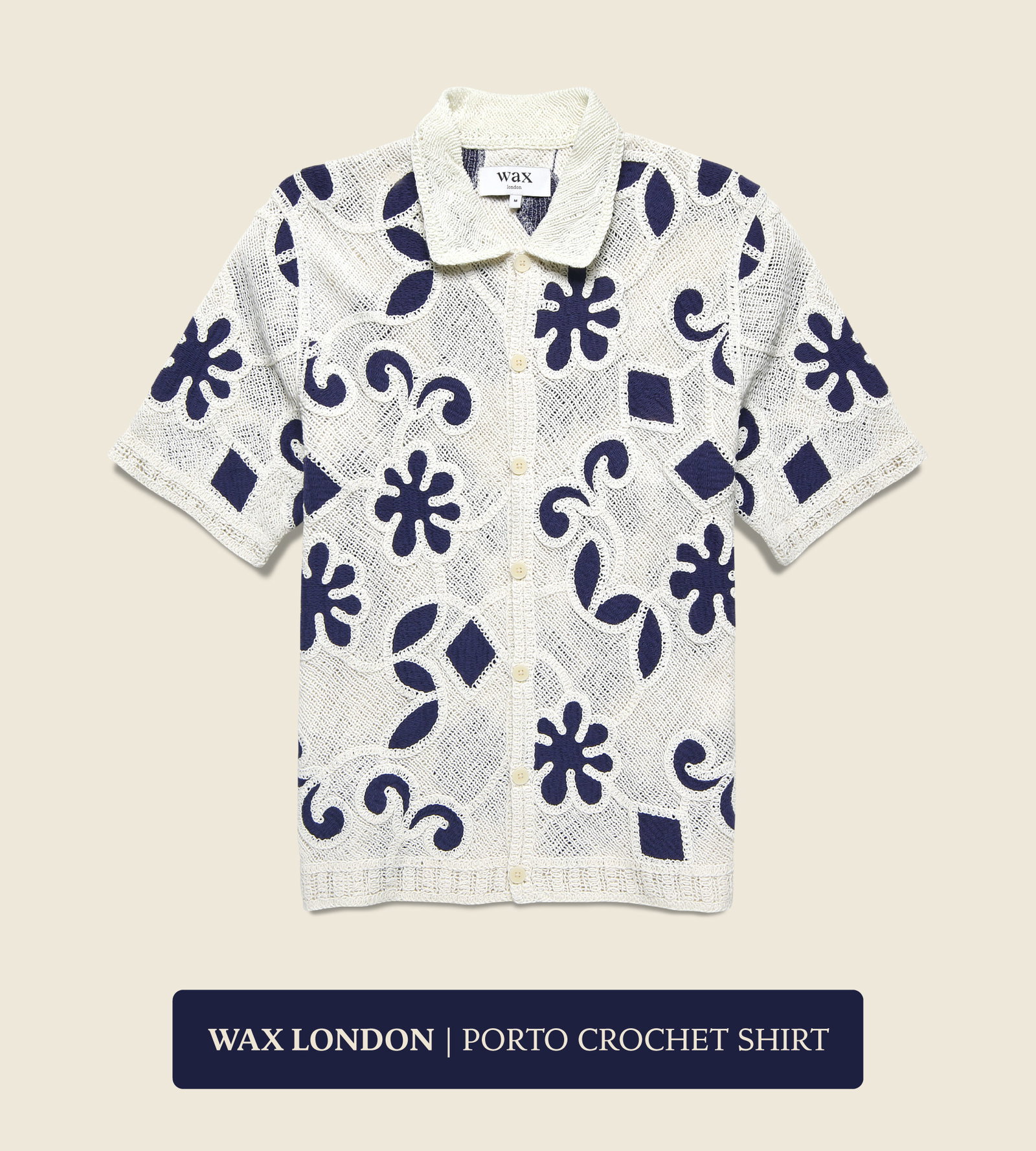 Wax London Porto Crochet Shirt