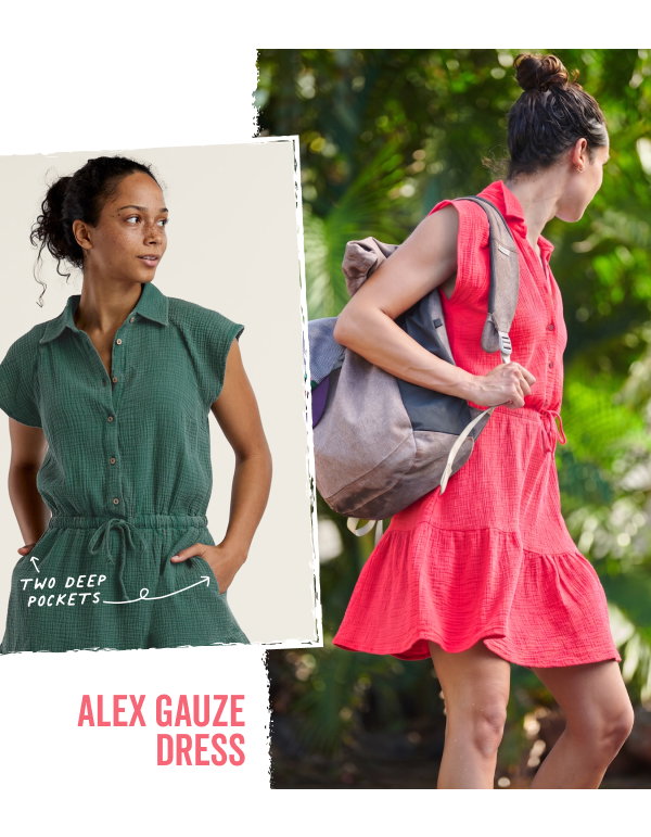 Shop the Alex Gauze Dress