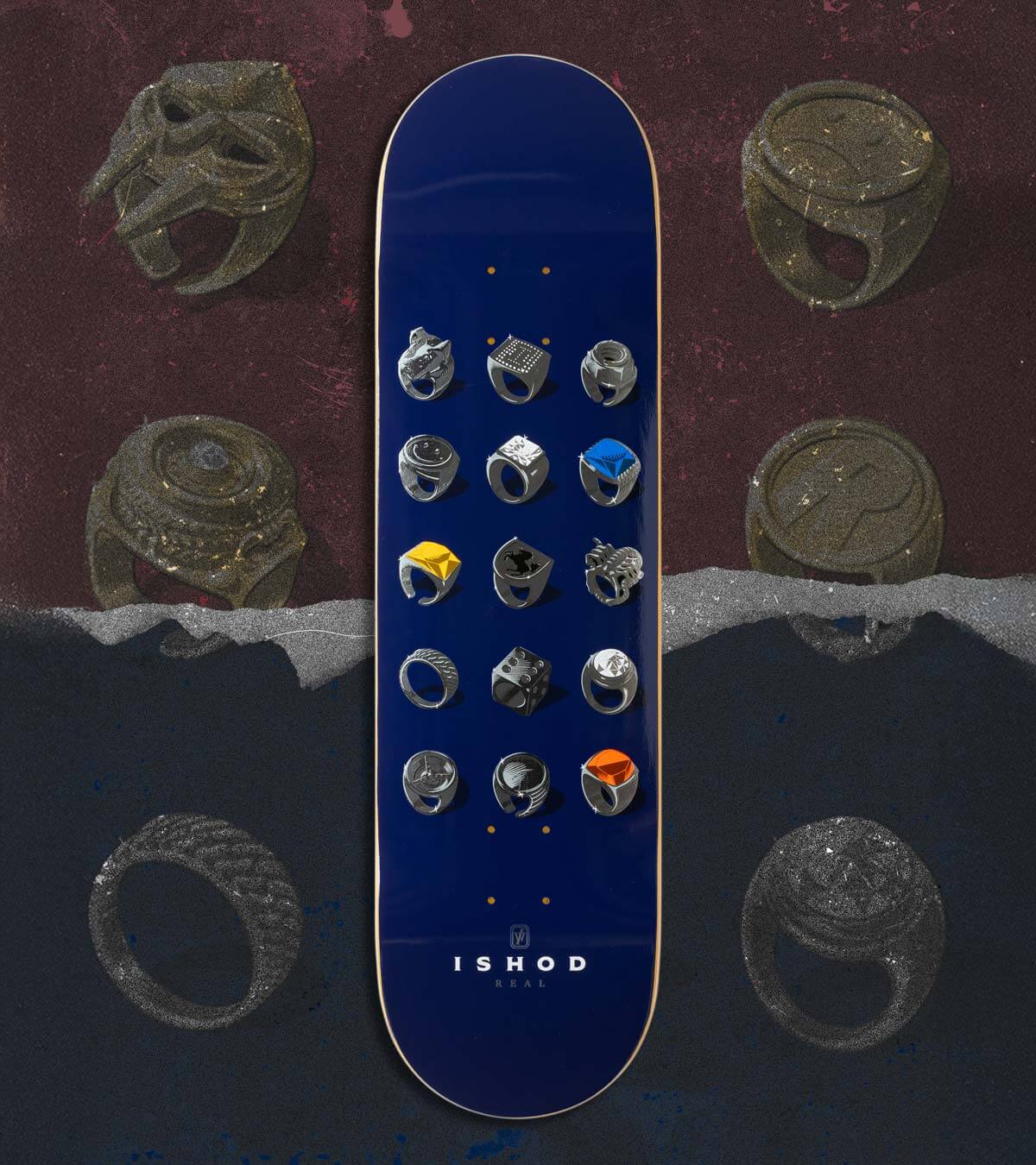 Shop sale skate decks, including boards from Real