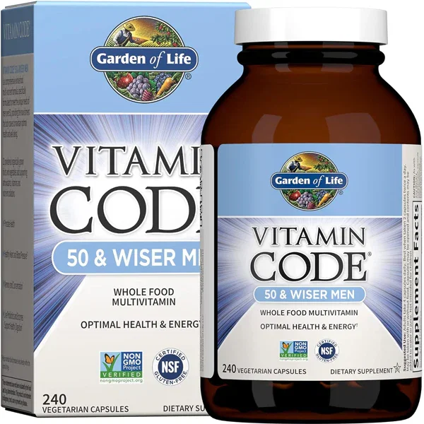 Garden Of Life Vitamin Code Men 50 & Wiser 240 Capsules