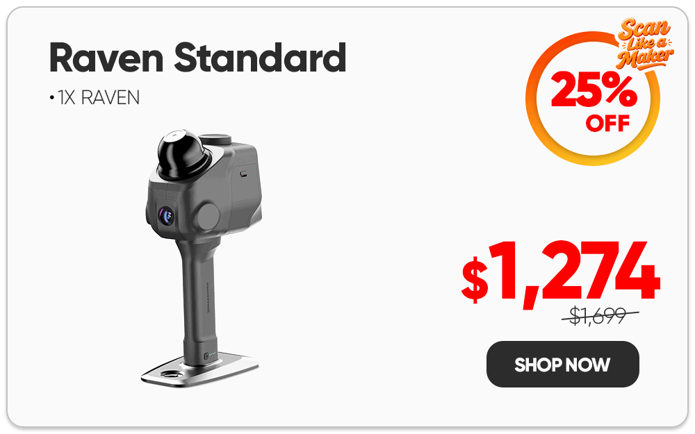 Raven Lidar Scanner 3dmakerpro