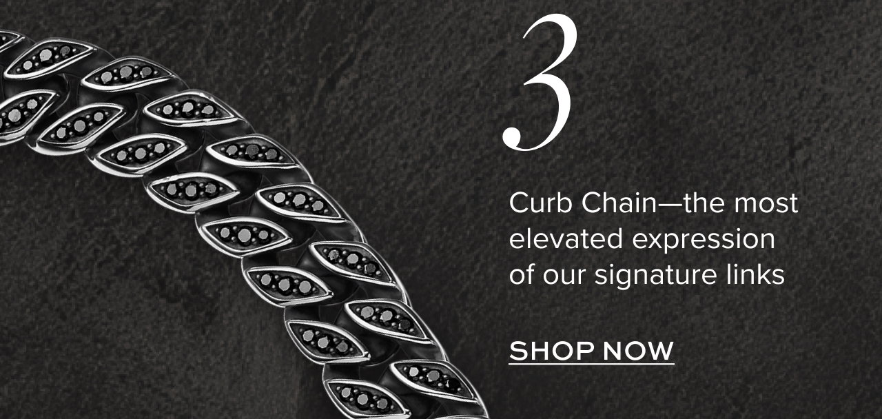 Curb chain - the most elevated expression of our signautre links