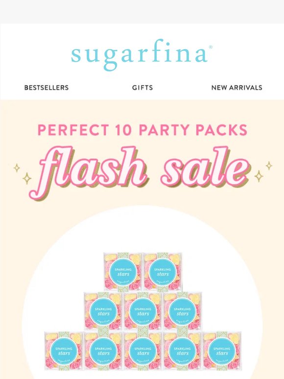 Party Pack Flash Sale! 🎉