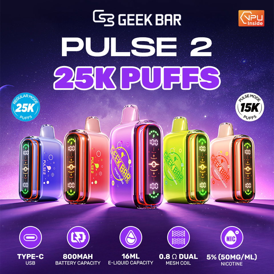 Geek Bar Pulse 2 Disposable (25000 Puffs)