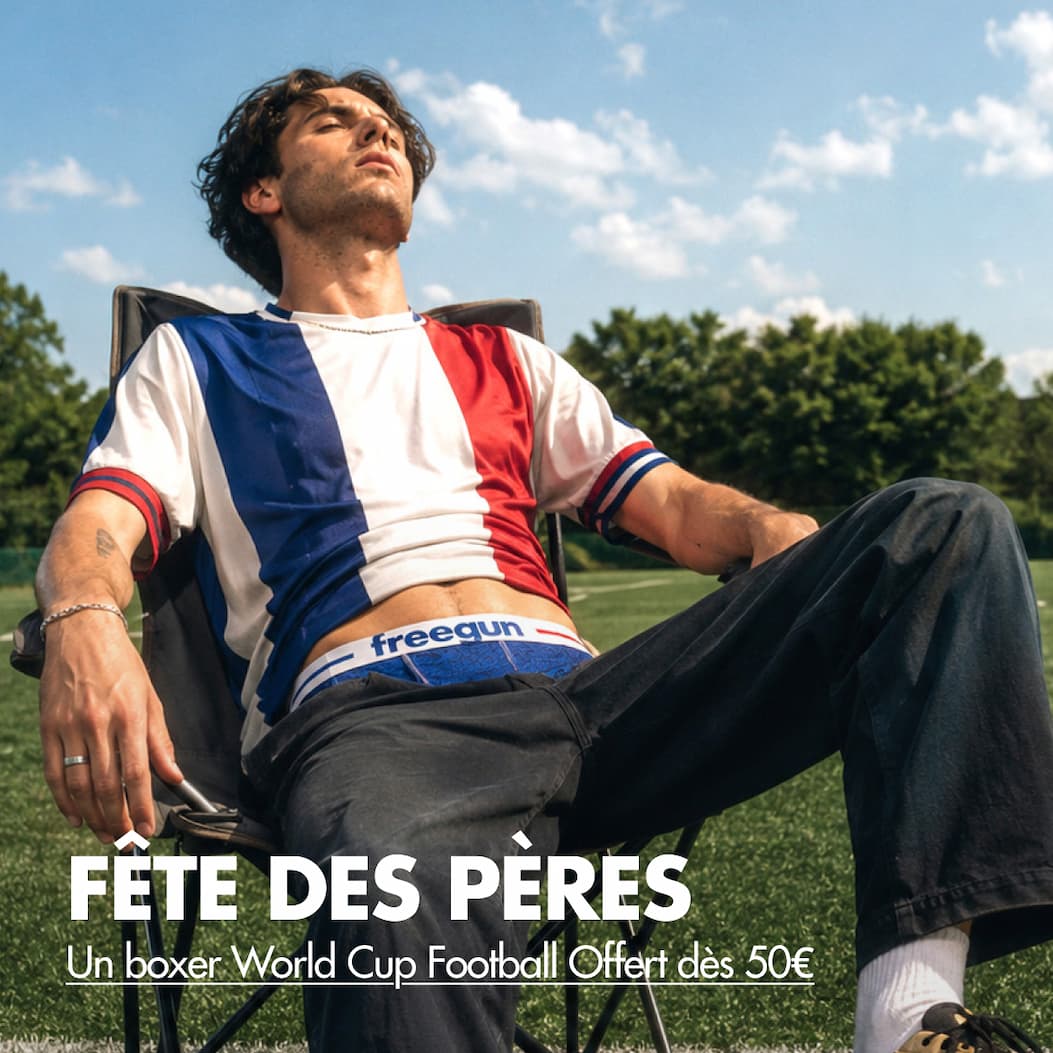 FÊTE DES PÈRES Un boxer World Cup Football Offert dès 50€