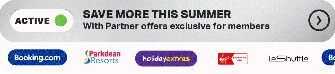 SAVE MORE THIS SUMMER WITH PARTNER OFFERS EXCLUSIVE FOR MEMBERS