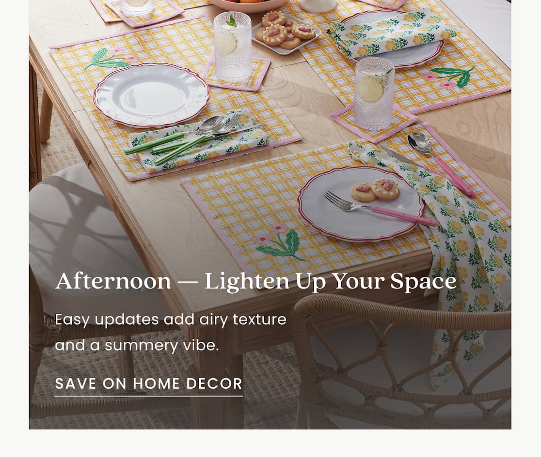 Save on home decor