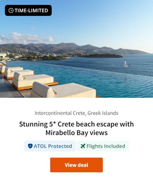 Stunning 5* Crete beach escape with Mirabello Bay views