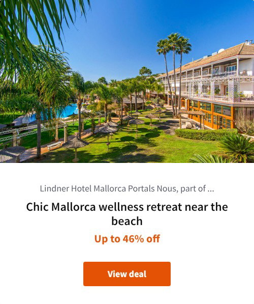 Chic Mallorca wellness retreat near the beach