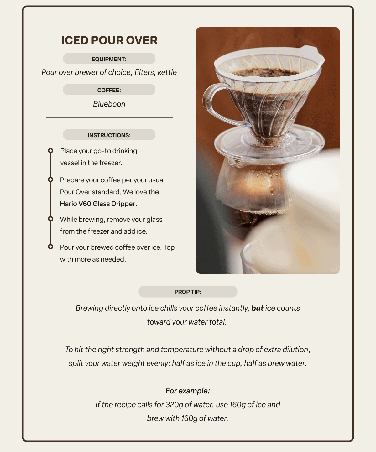 Iced Pour Over