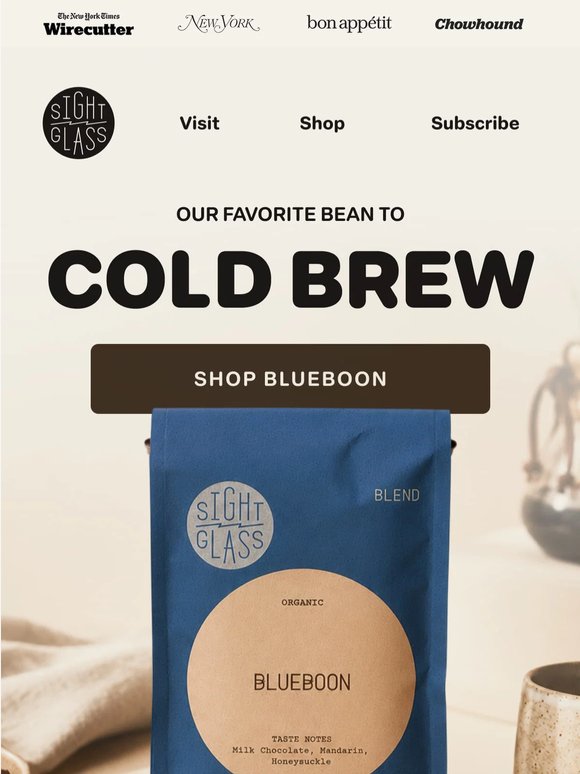 How we’re making cold brew at home