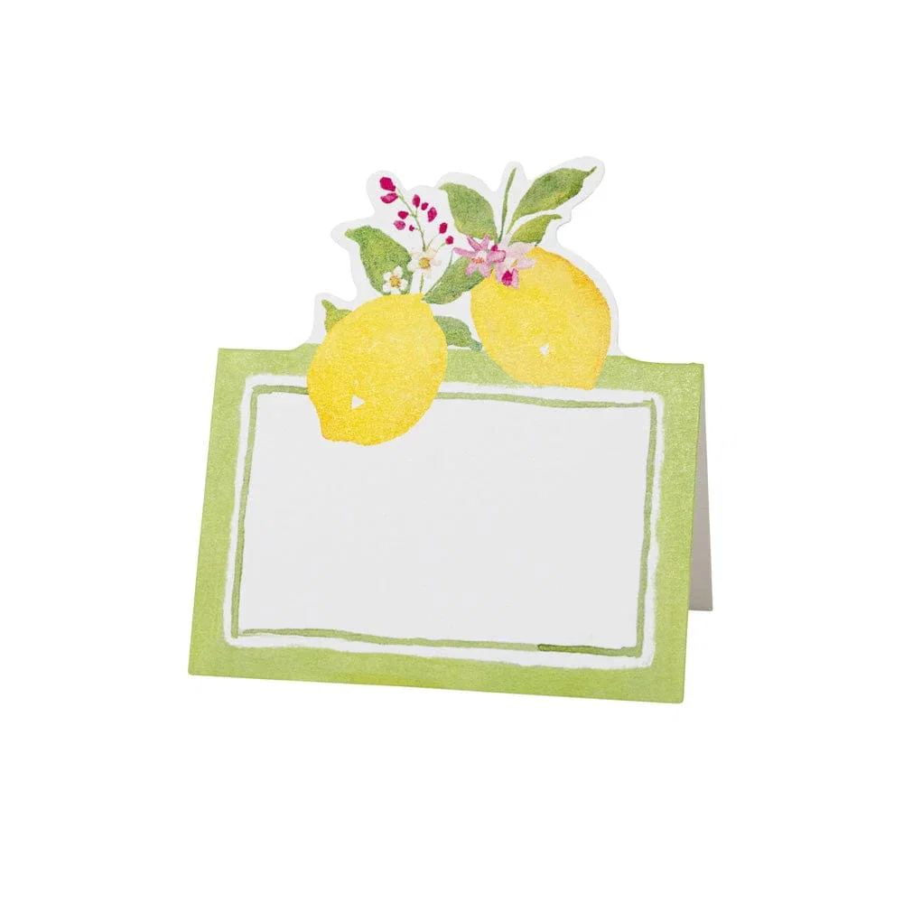 Image of Limoncello Place Card 8 In Die-Cut