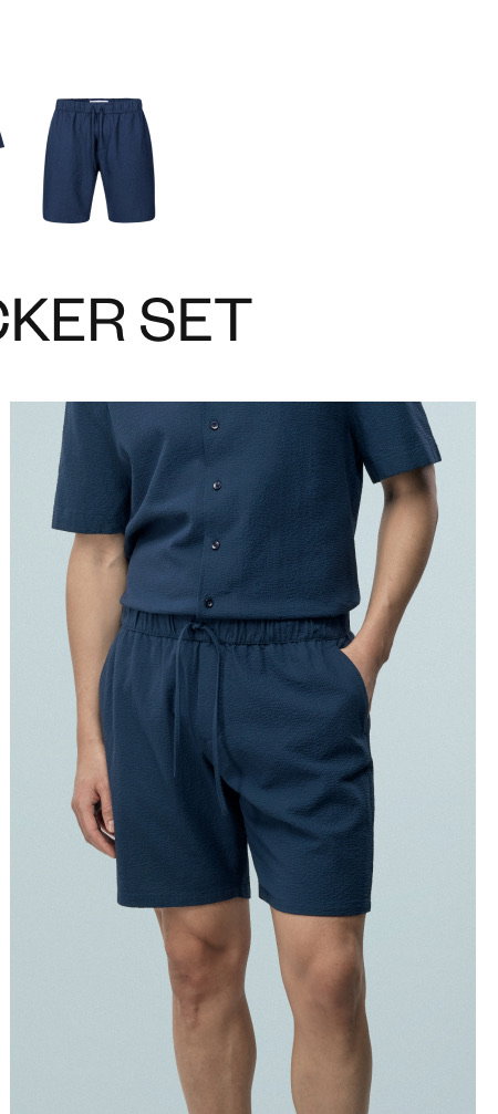 Seersucker set: Shorts