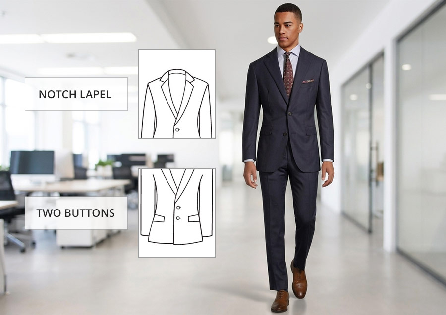 THE SUIT MOST OF OUR CUSTOMERS ARE WEARING RIGHT NOW